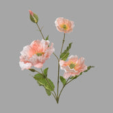 Pink színű mű pipacs virág.